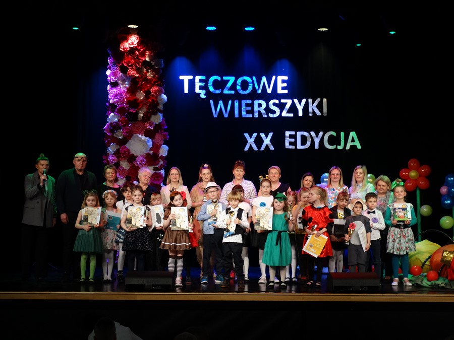 FRGK - KONKURS RECYTATORSKI TĘCZOWE WIERSZYKI. PUBLICZNE PRZEDSZKOLE SAMORZĄDOWE W ŁĘKIŃSKU.