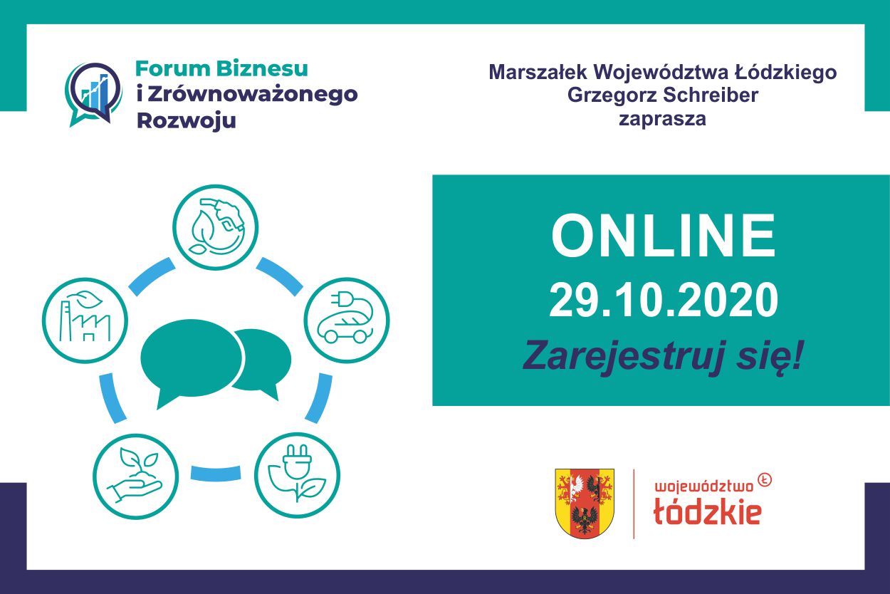 Forum Biznesu i Zrównoważonego Rozwoju- Łódzkie 2020