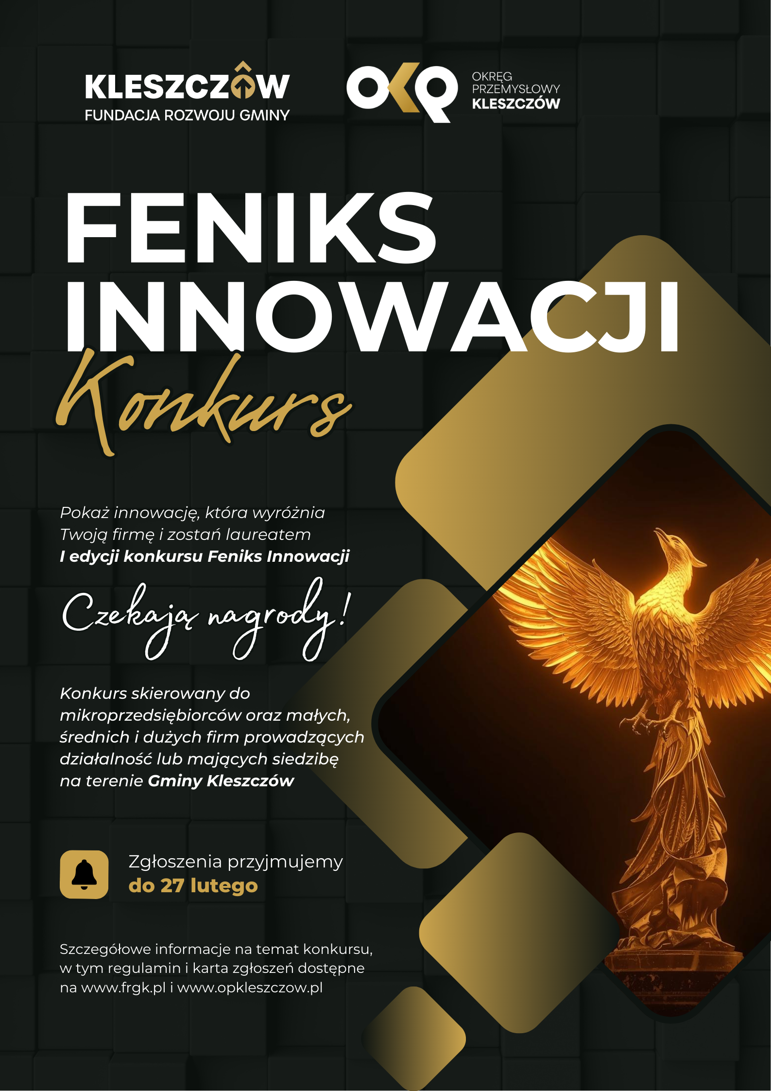 Zostań jednym z pierwszych laureatów konkursu Feniks Innowacji!