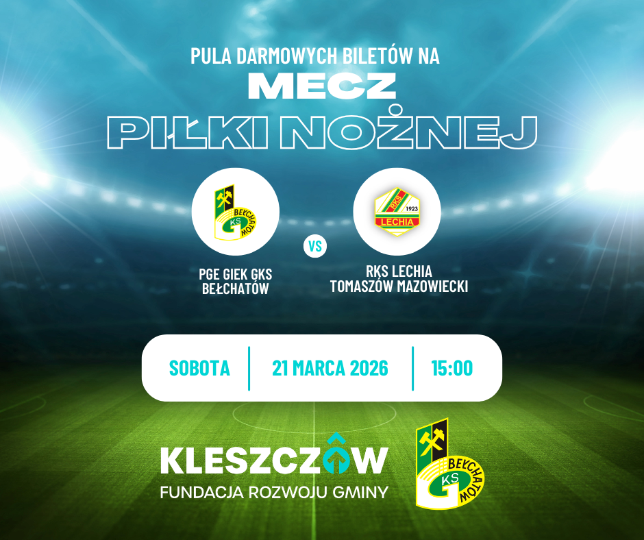Pula bezpłatnych biletów na mecz GKS Bełchatów 21 marca