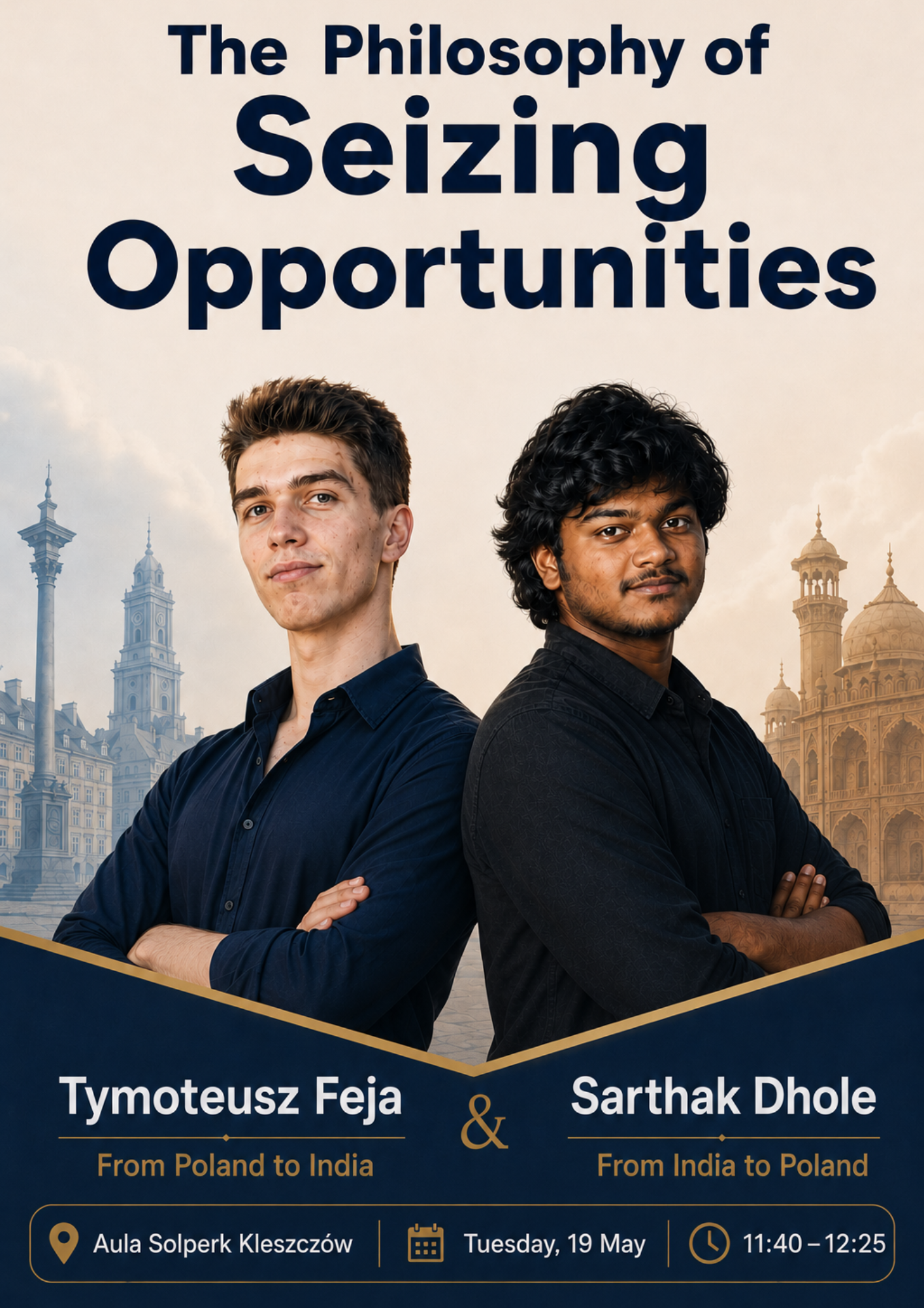 Prelekcja motywacyjna pt. „The Philosophy of Seizing Opportunities”